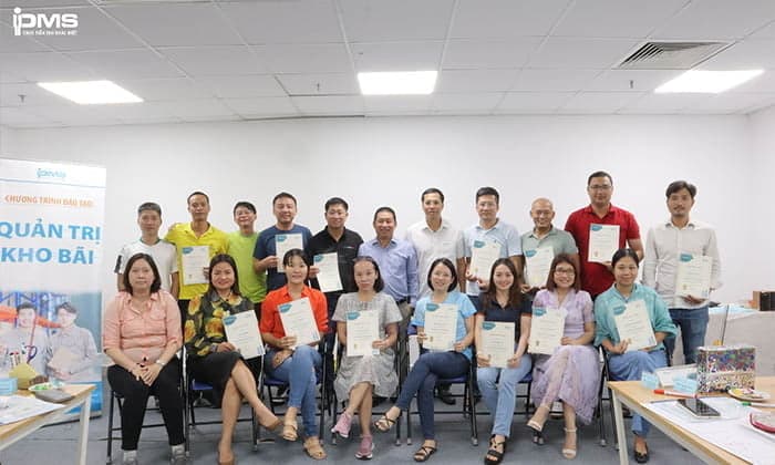 Ví dụ về Khóa học Quản trị kho bãi tại PMS