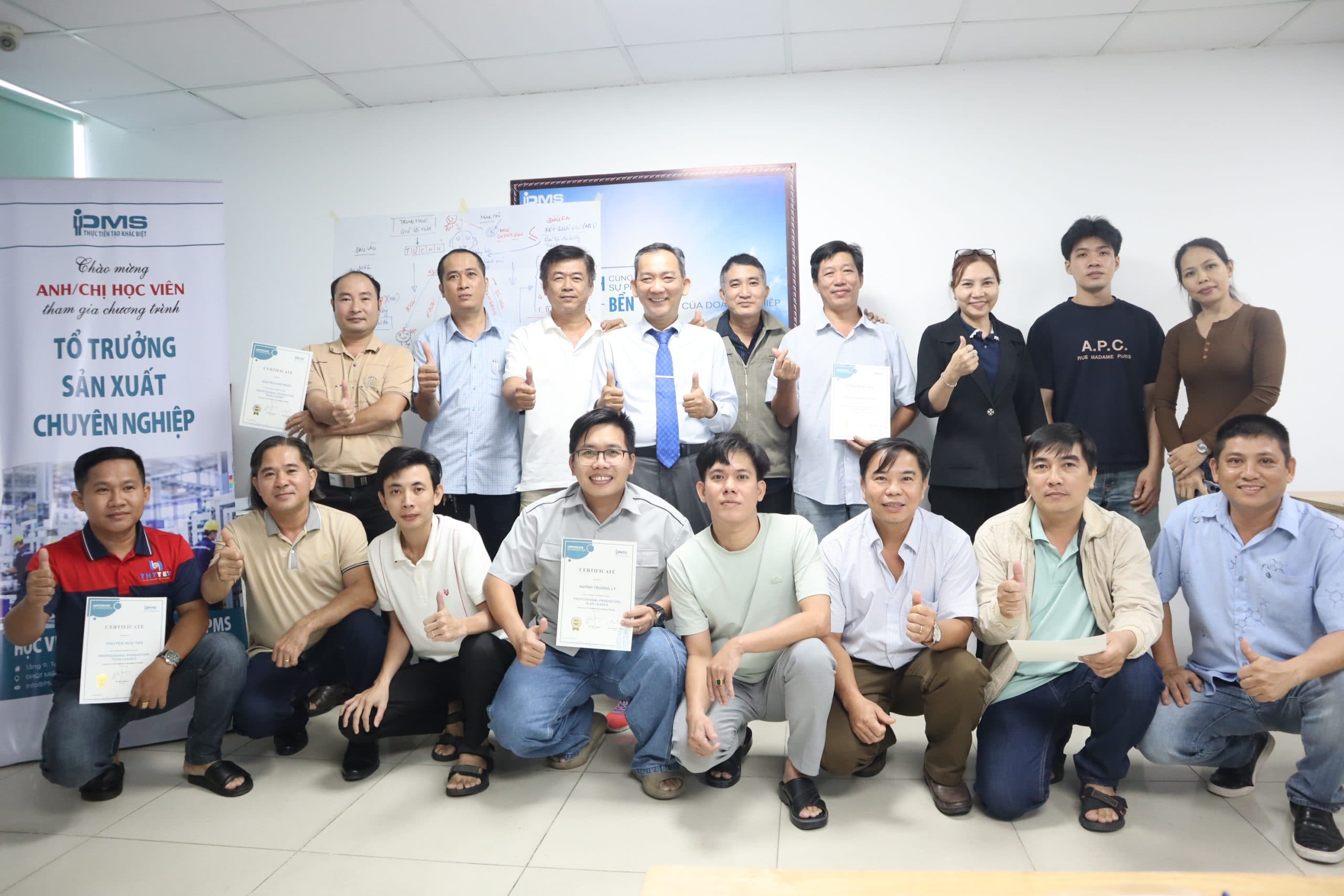 lớp học tổ trưởng sản xuất chuyên nghiệp