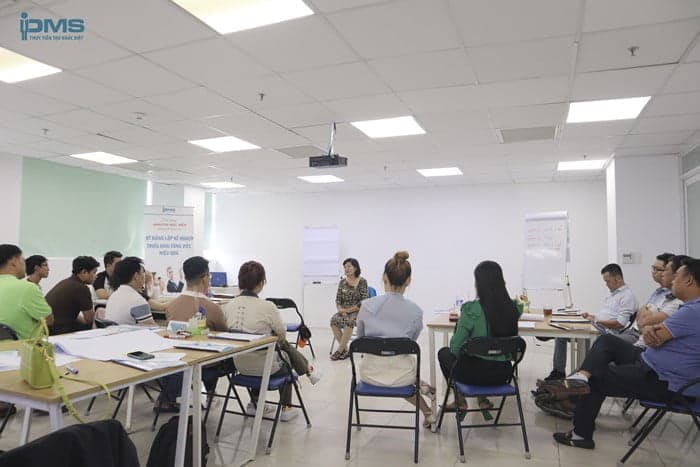 Không khí tại khóa học kỹ năng lập kế hoạch