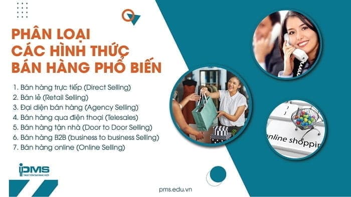 các hình thức bán hàng phổ biến