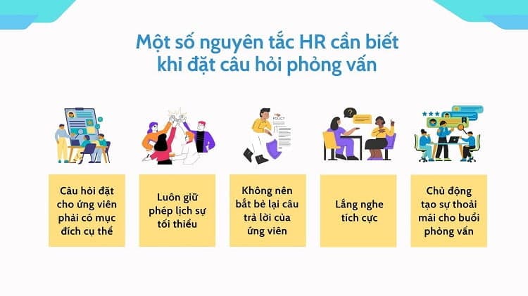 nguyên tắc đặt câu hỏi phỏng vấn