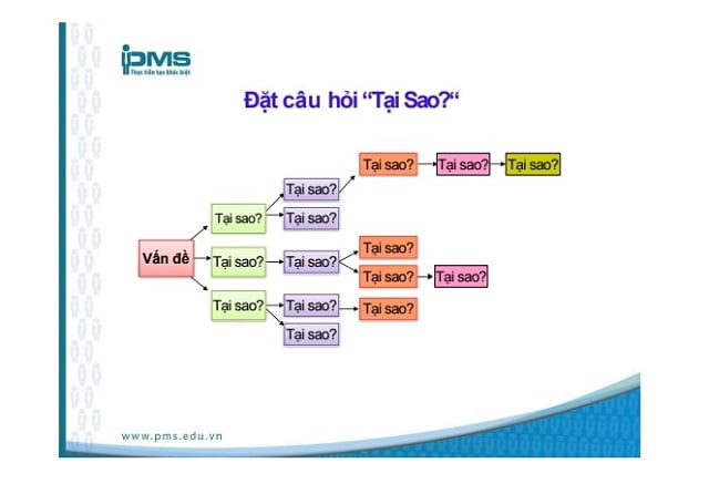 Đặt câu hỏi bằng 5 tại sao
