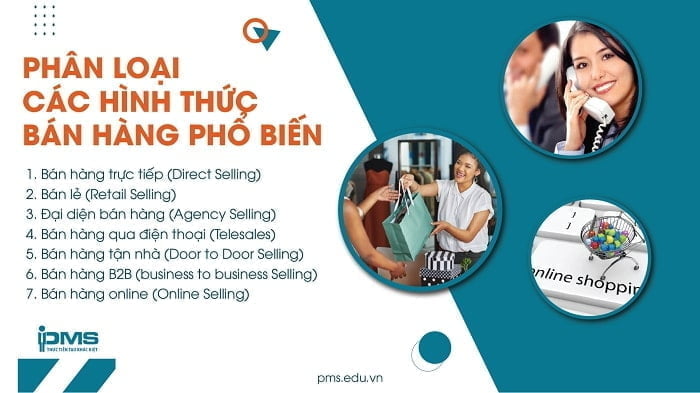 các hình thức bán hàng phổ biến