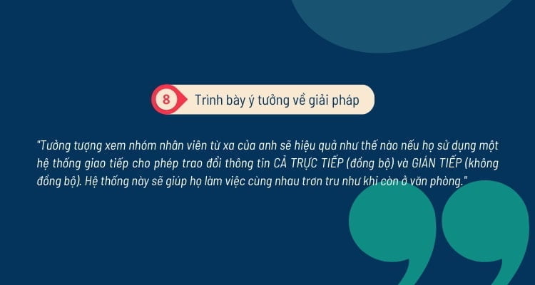 Sales Pitch là gì? Các bước xây dựng bản chào hàng đỉnh cao 12 Trình bày ý tưởng về giải pháp cho khách hàng