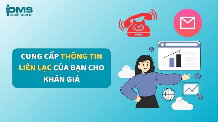 8 cách kết thúc bài thuyết trình ấn tượng trong lòng khán giả 15 Kết thúc thuyết trình bằng cung cấp thông tin liên lạc