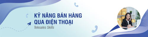 Banner kỹ năng bán hàng qua điện thoại