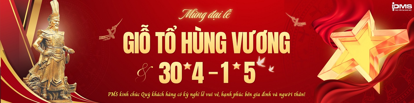 banner giỗ tổ hùng vương và 30/4-1/5