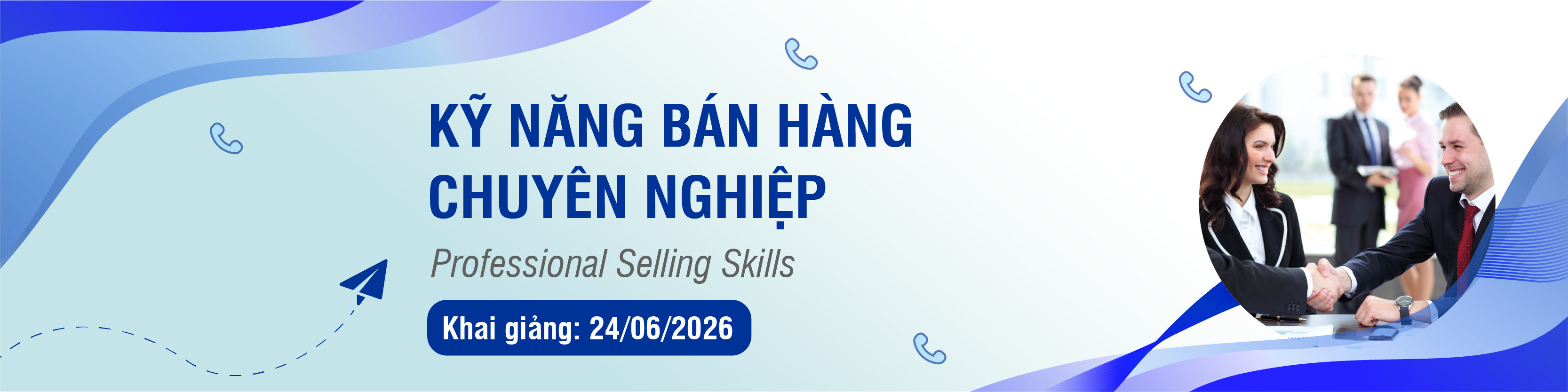 Học Viện Tư Vấn - Đào Tạo PMS 14 Banner tháng 6 bán hàng chuyên nghiệp
