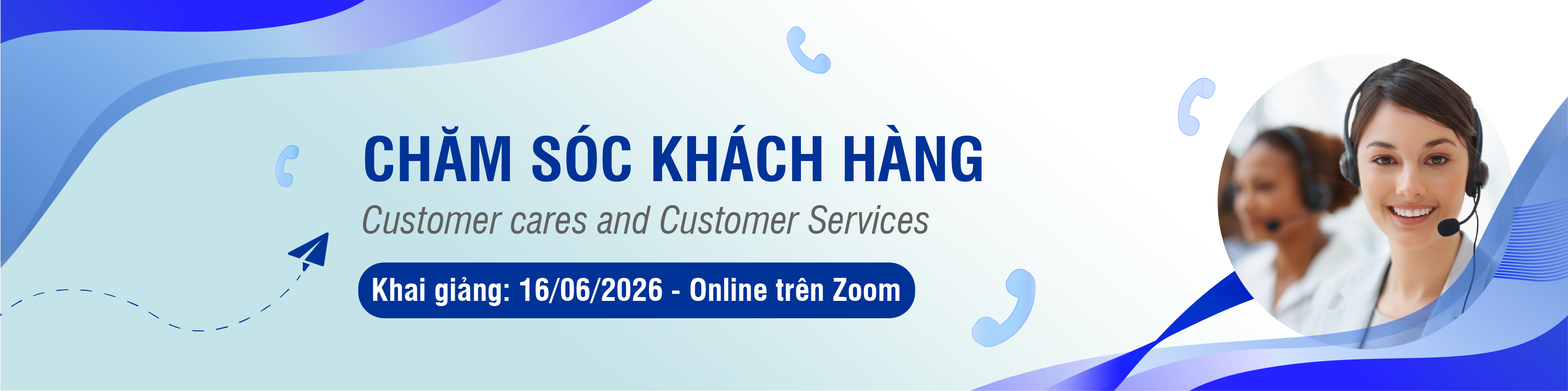 Học Viện Tư Vấn - Đào Tạo PMS 12 Banner tháng 6 chăm sóc khách hàng