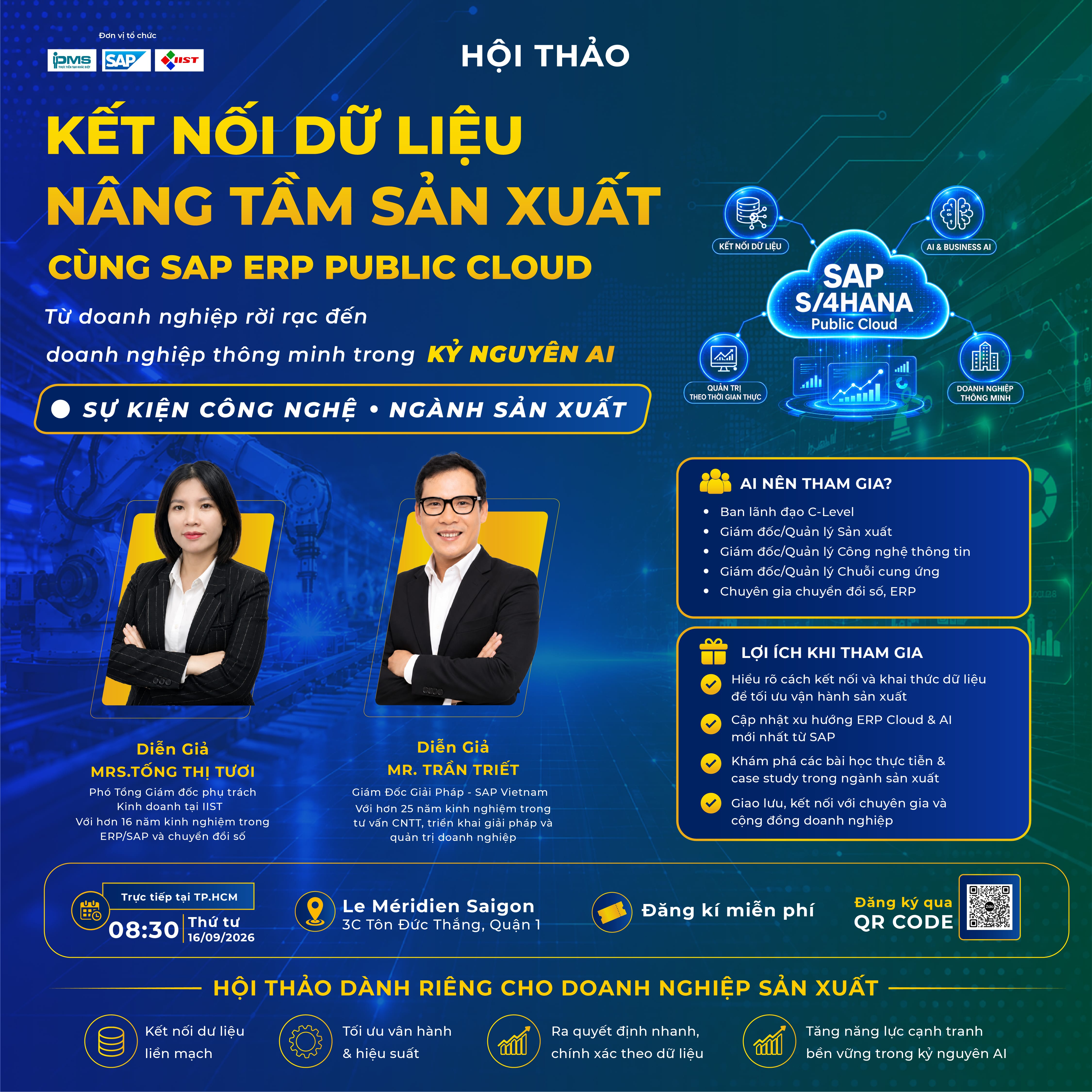 Học Viện Tư Vấn - Đào Tạo PMS 34 Poster hội thảo
