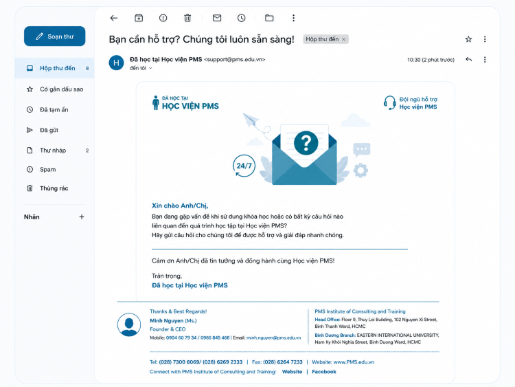 Cách chăm sóc khách hàng qua email chuyên nghiệp 7 email giải đáp thắc mắc