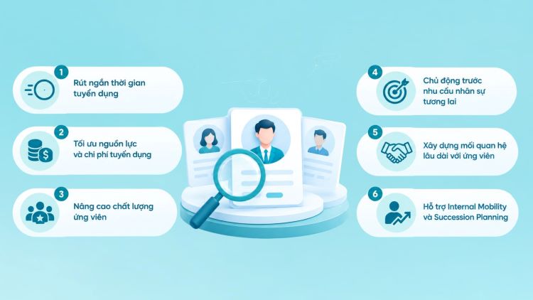 6 lợi ích của talent pool