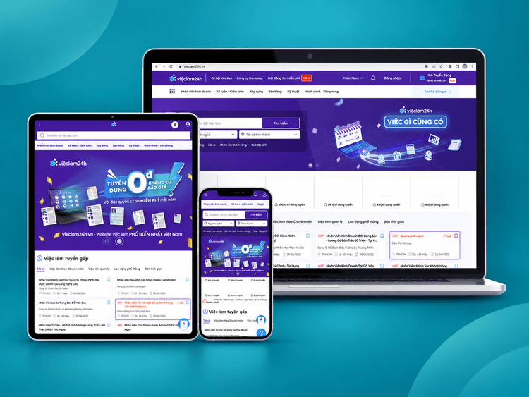 TOP 10+ các trang web tuyển dụng uy tín hàng đầu 5 vieclam24h